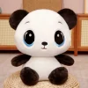 La compagnie de la peluche Peluche panda aux grands yeux bleus
