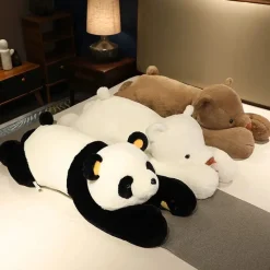 La compagnie de la peluche Peluche panda géant allongé