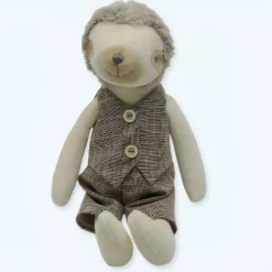 Online La compagnie de la peluche Peluche paresseux beige câlin doux chambre enfant