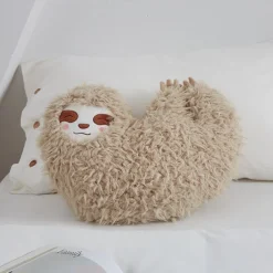 Best La compagnie de la peluche Peluche paresseux cœur enfant doux confortable câlin
