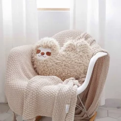 Best La compagnie de la peluche Peluche paresseux cœur enfant doux confortable câlin