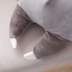 Discount La compagnie de la peluche Peluche paresseux gris doux enfant cocooning hiver