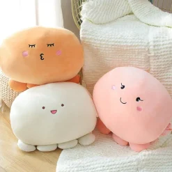 New La compagnie de la peluche Peluche pieuvre élégante et colorée
