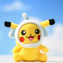 New La compagnie de la peluche Peluche Pikachu porte-clés chapeau enfant Pokémon doux