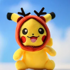 New La compagnie de la peluche Peluche Pikachu porte-clés chapeau enfant Pokémon doux