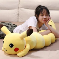 New La compagnie de la peluche Peluche Pikachu XXL jaune doux câlin décoration chambre