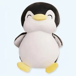 Clearance La compagnie de la peluche Peluche pingouin noir doux collection hiver sourire chaleureux