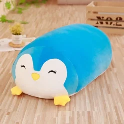 Hot La compagnie de la peluche Peluche pingouin squishmallow bleu content