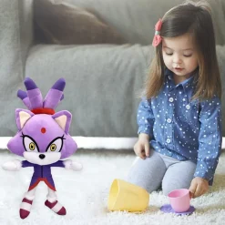Clearance La compagnie de la peluche Peluche princesse Blaze chat doux Sonic câlin enfant