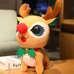 Online La compagnie de la peluche Peluche renne du père Noël