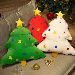 Sale La compagnie de la peluche Peluche sapin de Noël coloré