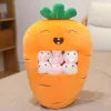 La compagnie de la peluche Peluche squishmallow carotte géante