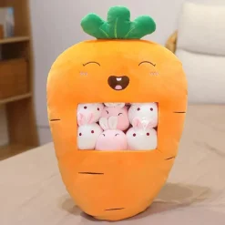 La compagnie de la peluche Peluche squishmallow carotte géante