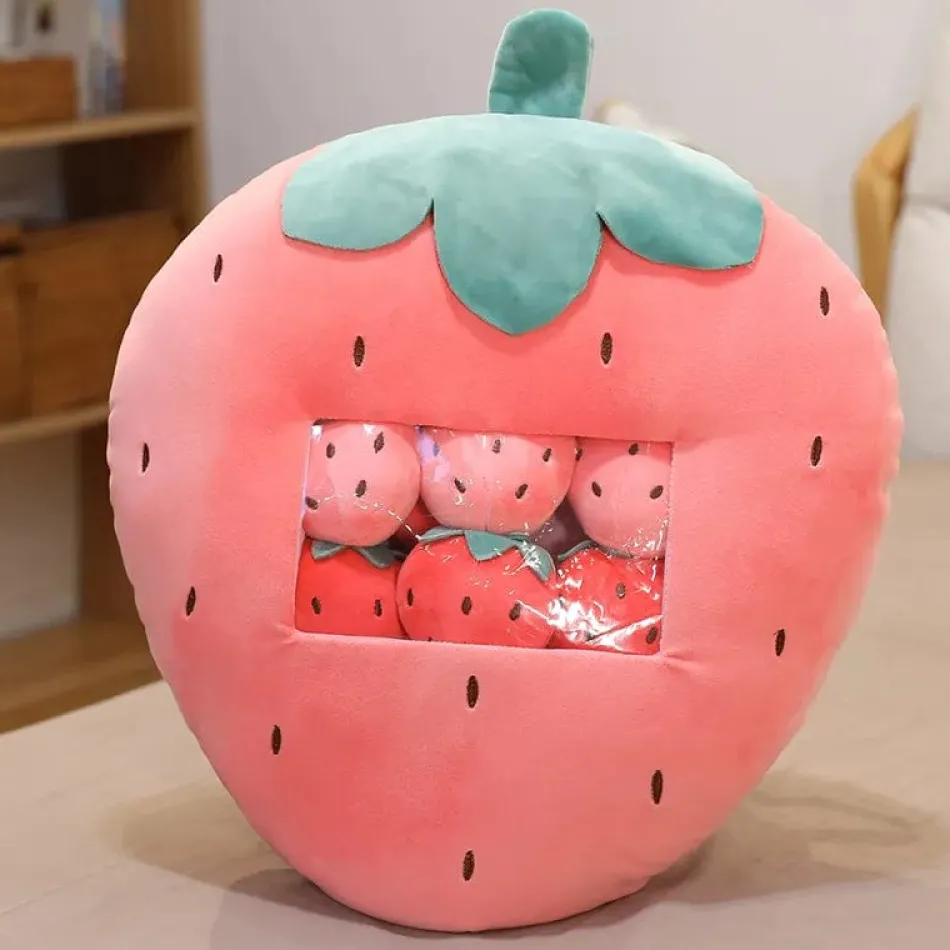 Online La compagnie de la peluche Peluche squishmallow fraise géante