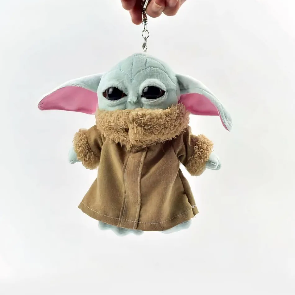 New La compagnie de la peluche Peluche Star Wars Yoda porte clé mignon doux compact