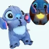 New La compagnie de la peluche Peluche Stitch apaisante avec berceuse douce et respirante
