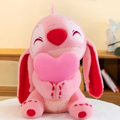 Discount La compagnie de la peluche Peluche Stitch cœur tendre câlin enfant Disney doux