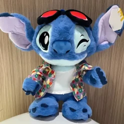 Best La compagnie de la peluche Peluche Stitch fleurs tropicales douce câline enfant
