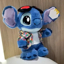 Best La compagnie de la peluche Peluche Stitch fleurs tropicales douce câline enfant