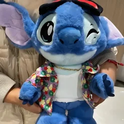 Best La compagnie de la peluche Peluche Stitch fleurs tropicales douce câline enfant