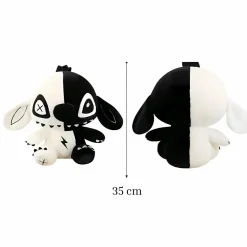 Hot La compagnie de la peluche Peluche Stitch noir blanc Disney collection douce hiver