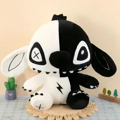 Hot La compagnie de la peluche Peluche Stitch noir blanc Disney collection douce hiver