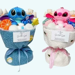 Outlet La compagnie de la peluche Peluche Stitch ou Angel douce Disney câlin enfant