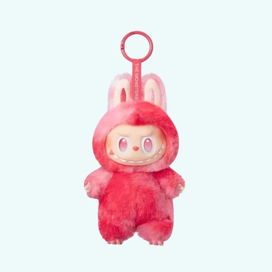 Sale La compagnie de la peluche Peluche style Labubu porte-clef coloré