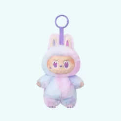 Sale La compagnie de la peluche Peluche style Labubu porte-clef coloré