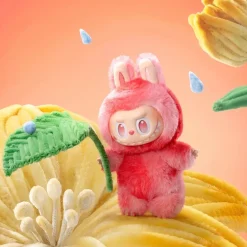 Sale La compagnie de la peluche Peluche style Labubu porte-clef coloré