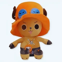 Outlet La compagnie de la peluche Peluche Tony Chopper One Piece pirate orange doux