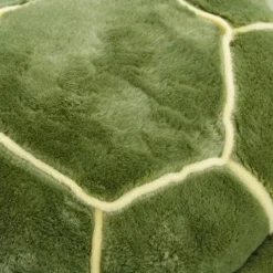 La compagnie de la peluche Peluche tortue douce verte et jaune