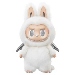 Sale La compagnie de la peluche Peluche type Labubu ange blanc Zimomo