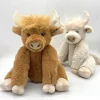 Sale La compagnie de la peluche Peluche vache highland marron