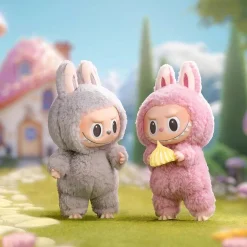 New La compagnie de la peluche Porte-clef peluche style Labubu coloré