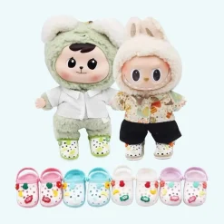 Outlet La compagnie de la peluche Sabots style crocs pour peluche style Labubu