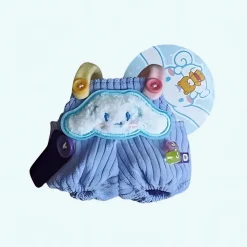 New La compagnie de la peluche Salopette kawaii peluche type Labubu mignonne