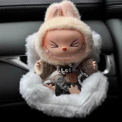 Sale La compagnie de la peluche Siège auto harnais peluche style Labubu